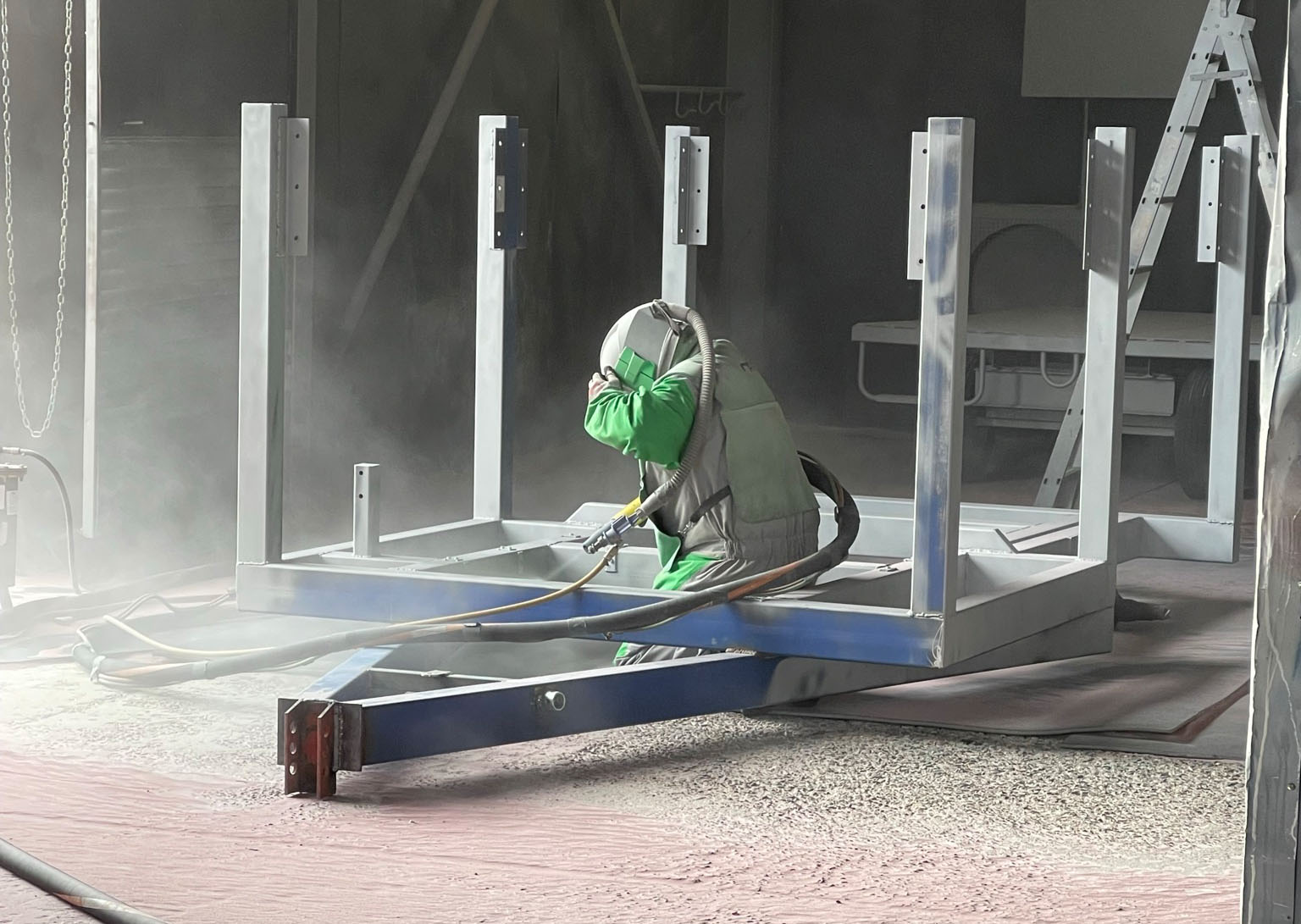 Mobile Abrasive Blasting Powderworks North West Tamworth Powder